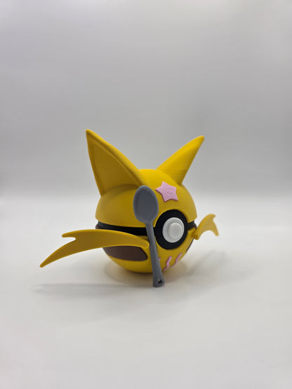 Character Design - 3D Printed Character Ball - Kadabra - Unique Display Collectible.