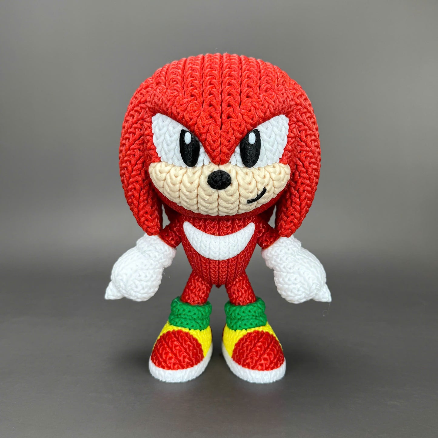 Sonic & Friends- 3D Printed Knitted Design Figures- Unique Display Fan Art Collectibles