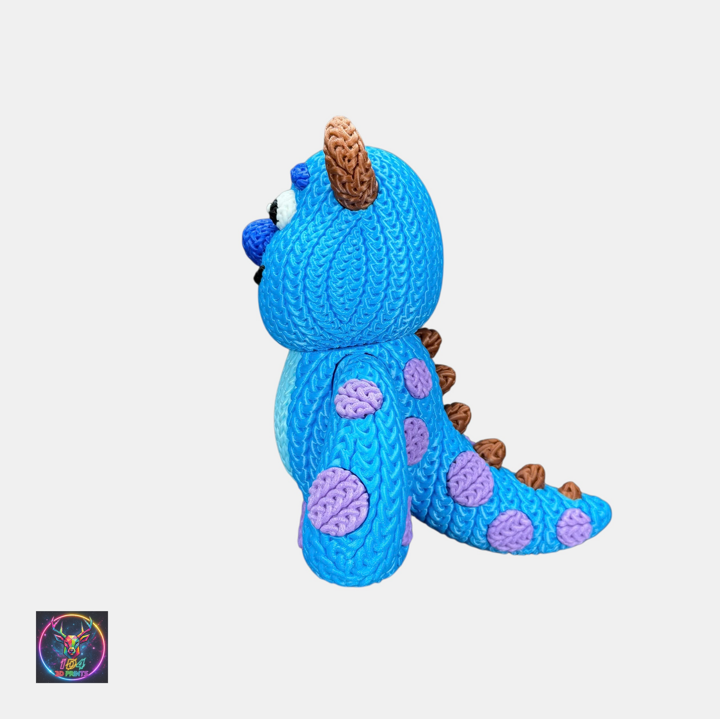 🧶Retro Knitted Closet Monster Buddies  - 3D Printed Closet Monster Collectible -