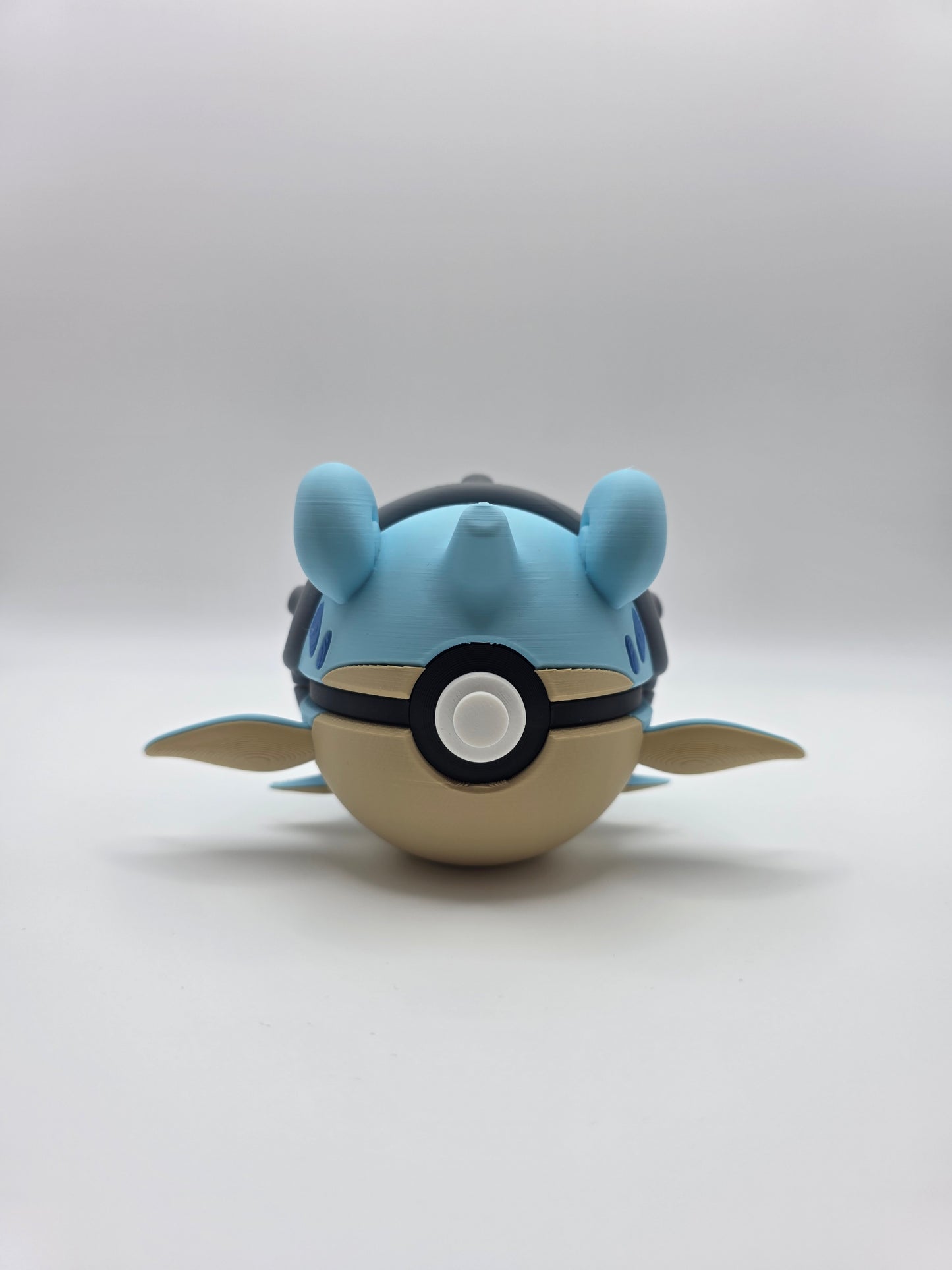 Character Design - 3D Printed Character Ball - Lapras - Unique Display Collectible.