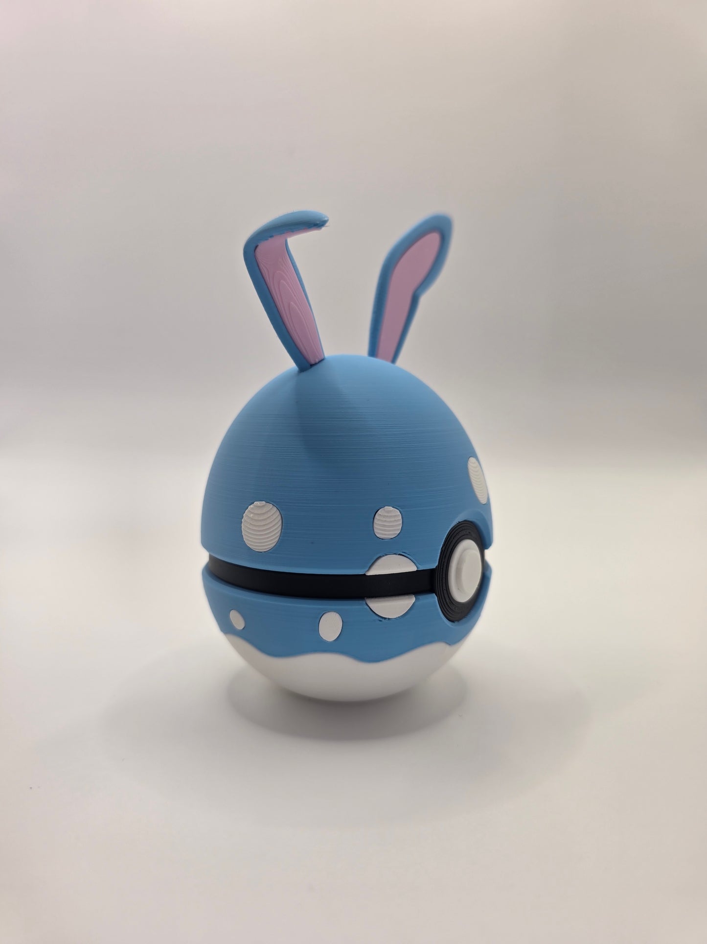 Character Design - 3D Printed Character Ball - Azumarill - Unique Display Collectible.