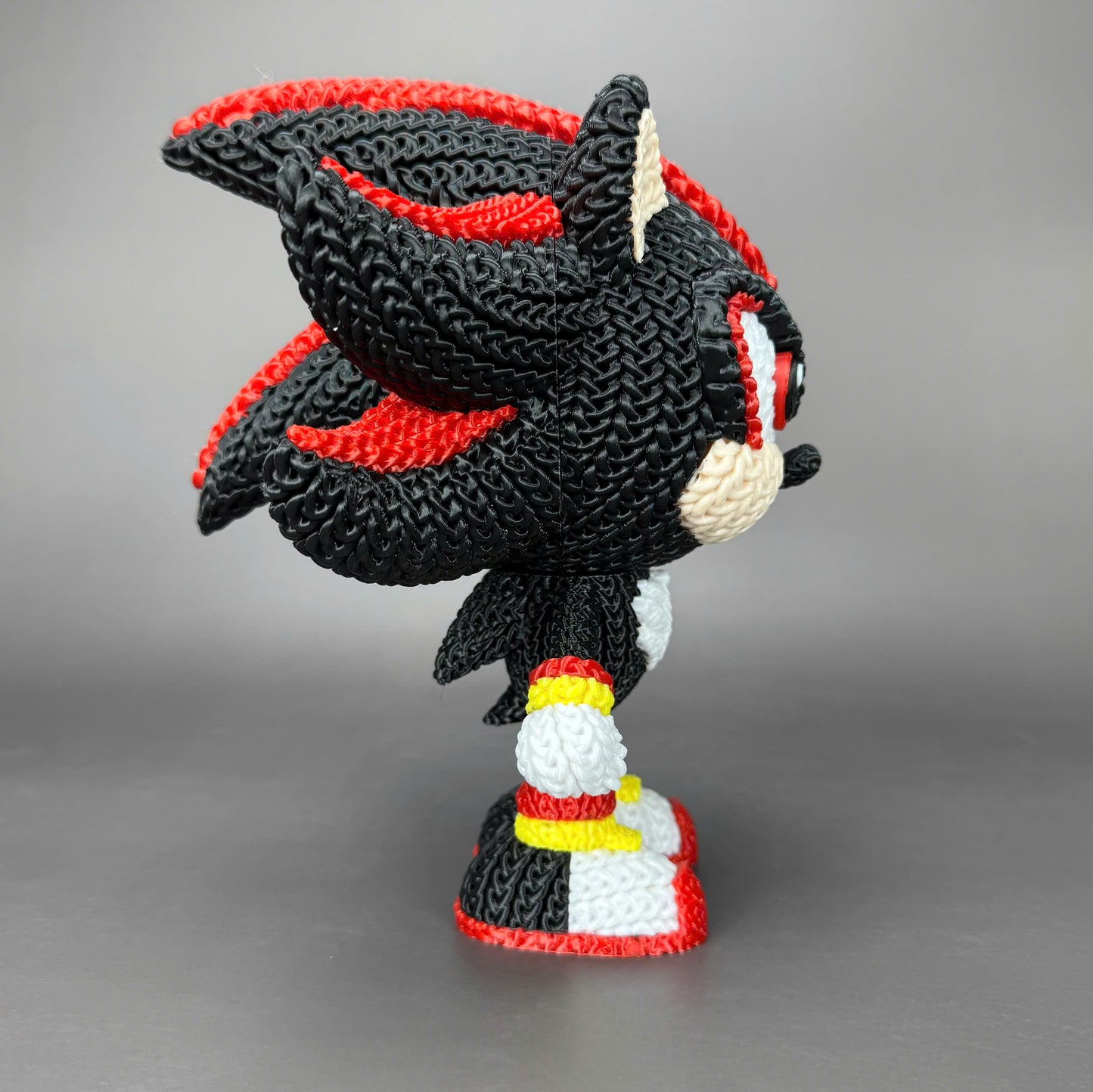 Sonic & Friends- 3D Printed Knitted Design Figures- Unique Display Fan Art Collectibles
