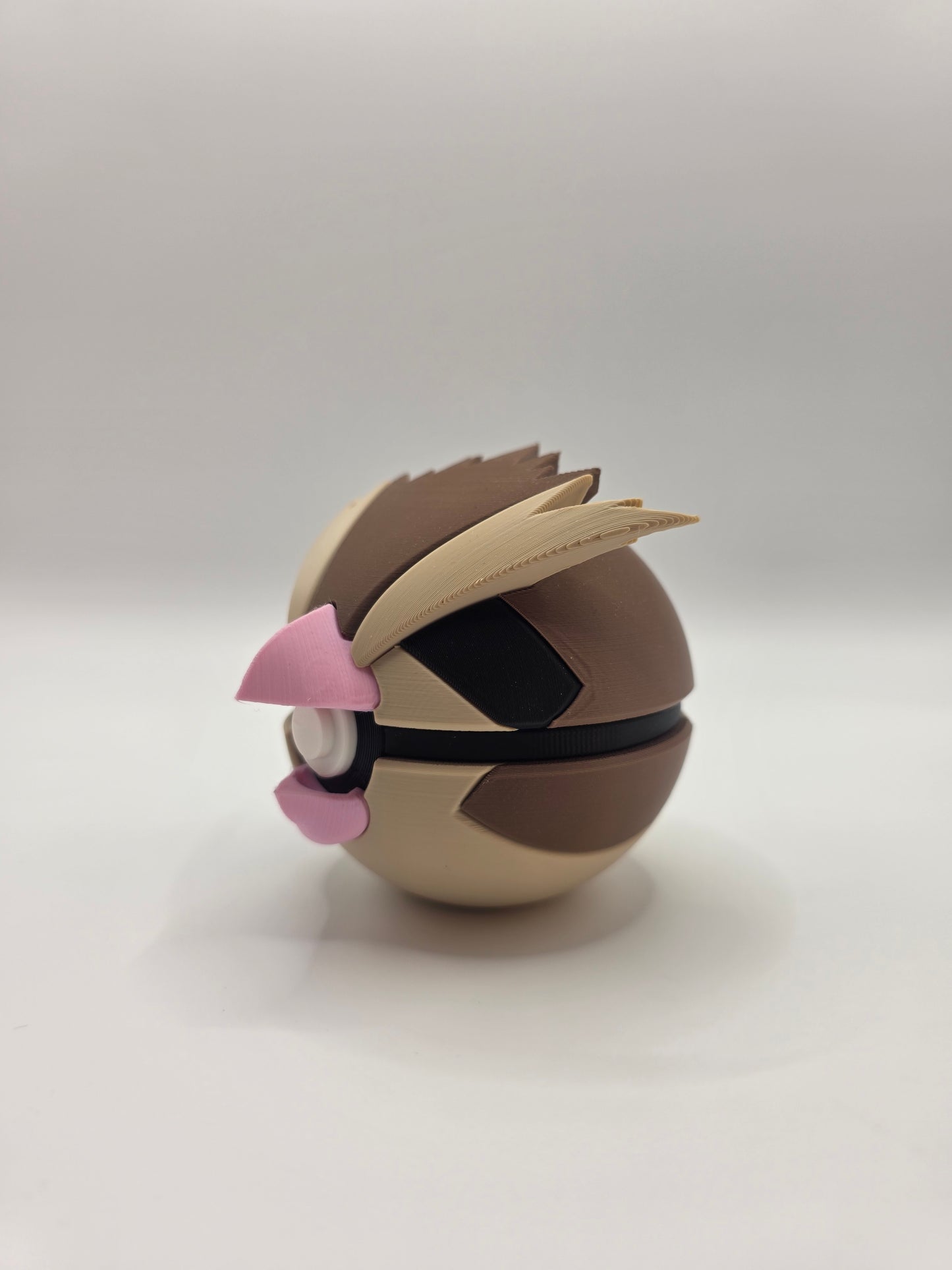 Character Design - 3D Printed Character Ball - Pidgey - Unique Display Collectible.