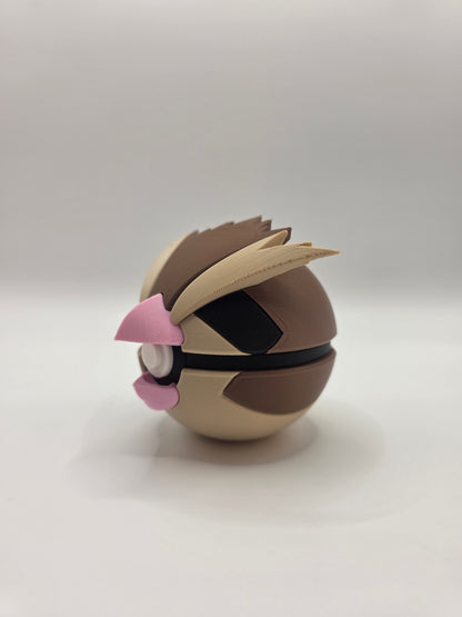 Character Design - 3D Printed Character Ball - Pidgey - Unique Display Collectible.