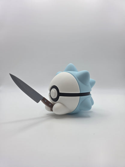 Character Design - 3D Printed Character Ball - Snom - Unique Display Collectible.