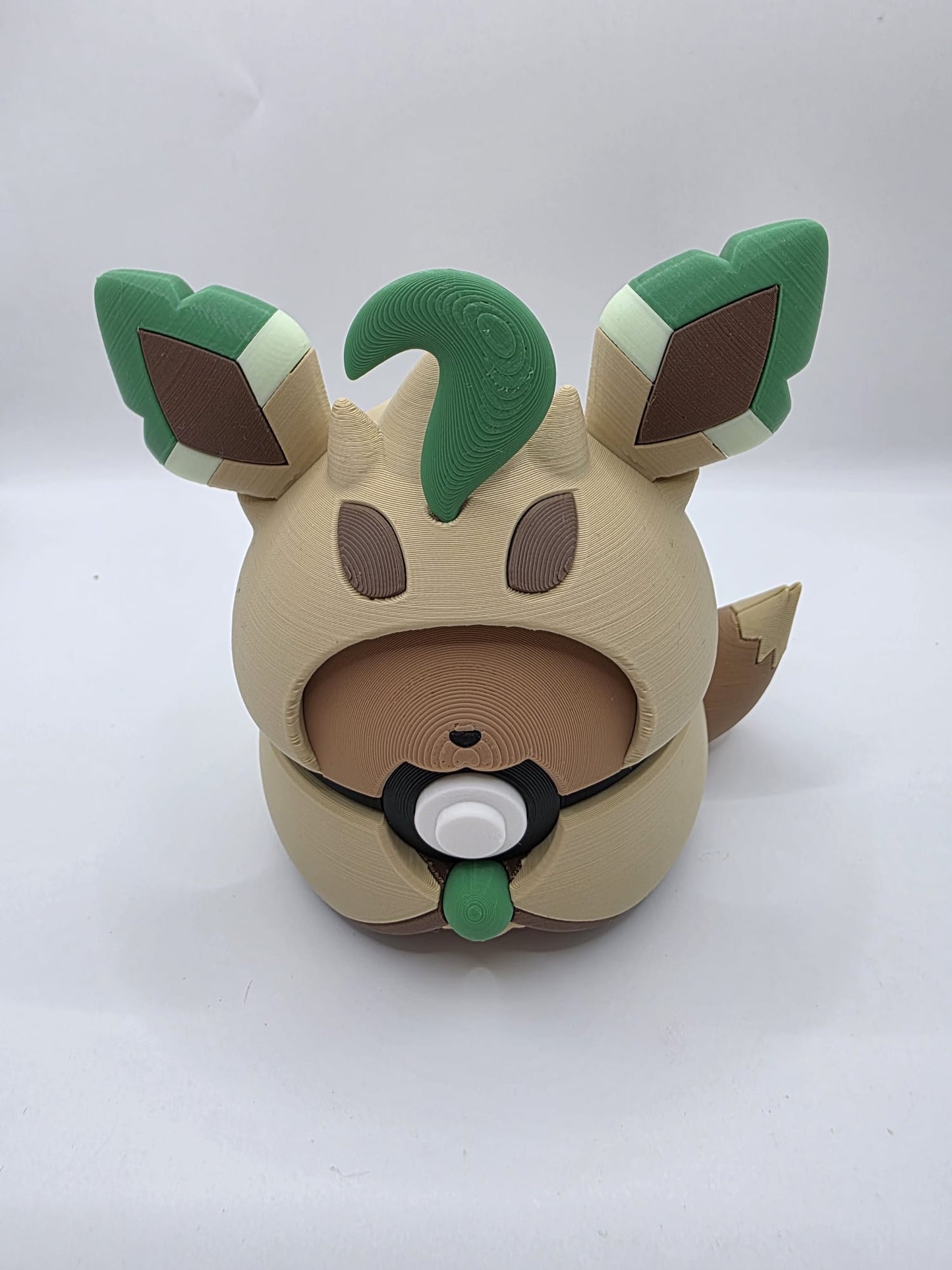 Pokemon Character Design - 3D Printed Pokeball - Eevee Poncho  - Exclusive Display Collectible.