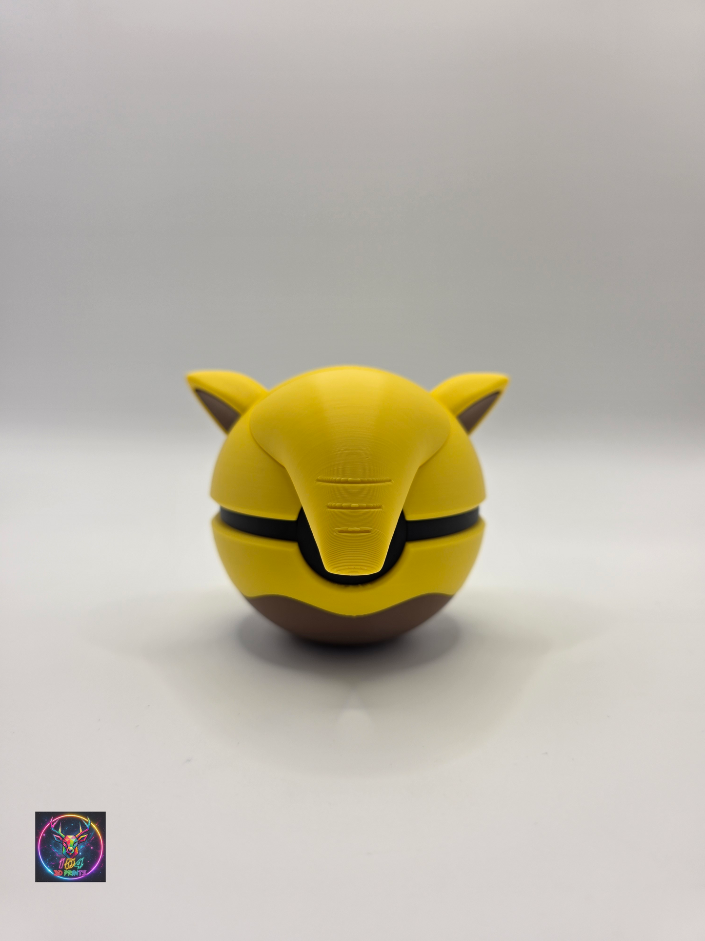 Character Design - 3D Printed Character Ball - Drowzee - Unique Display Collectible.