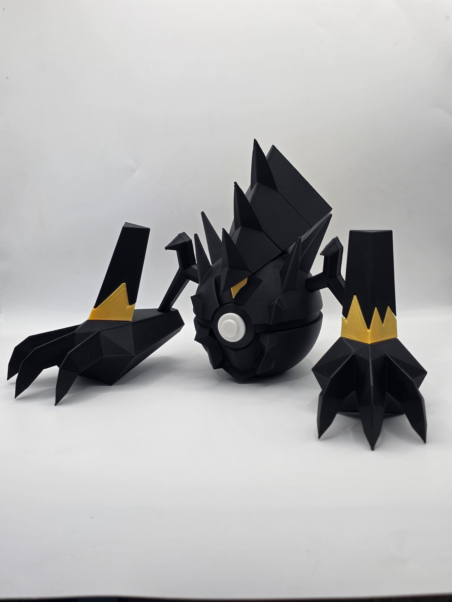 Character Design - 3D Printed Character Ball - Necrozma - Unique Display Collectible.