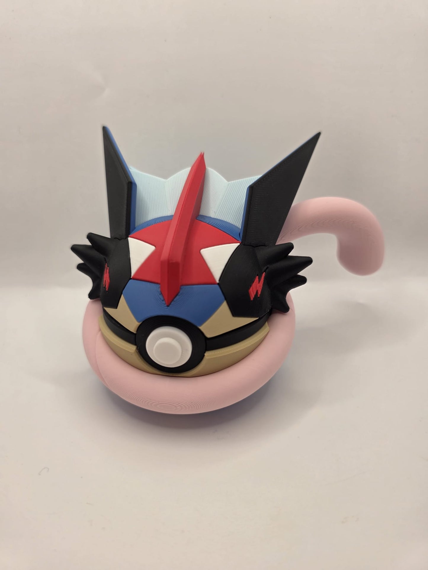 Pokemon Character Design - 3D Printed Pokeball - Ash Greninja - Exclusive Display Collectible.