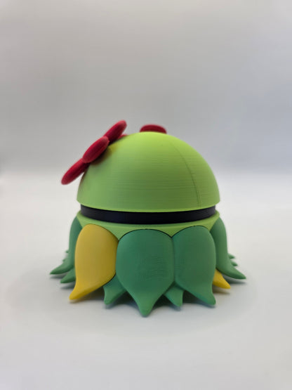 Character Design - 3D Printed Character Ball - Bellossom - Unique Display Collectible.