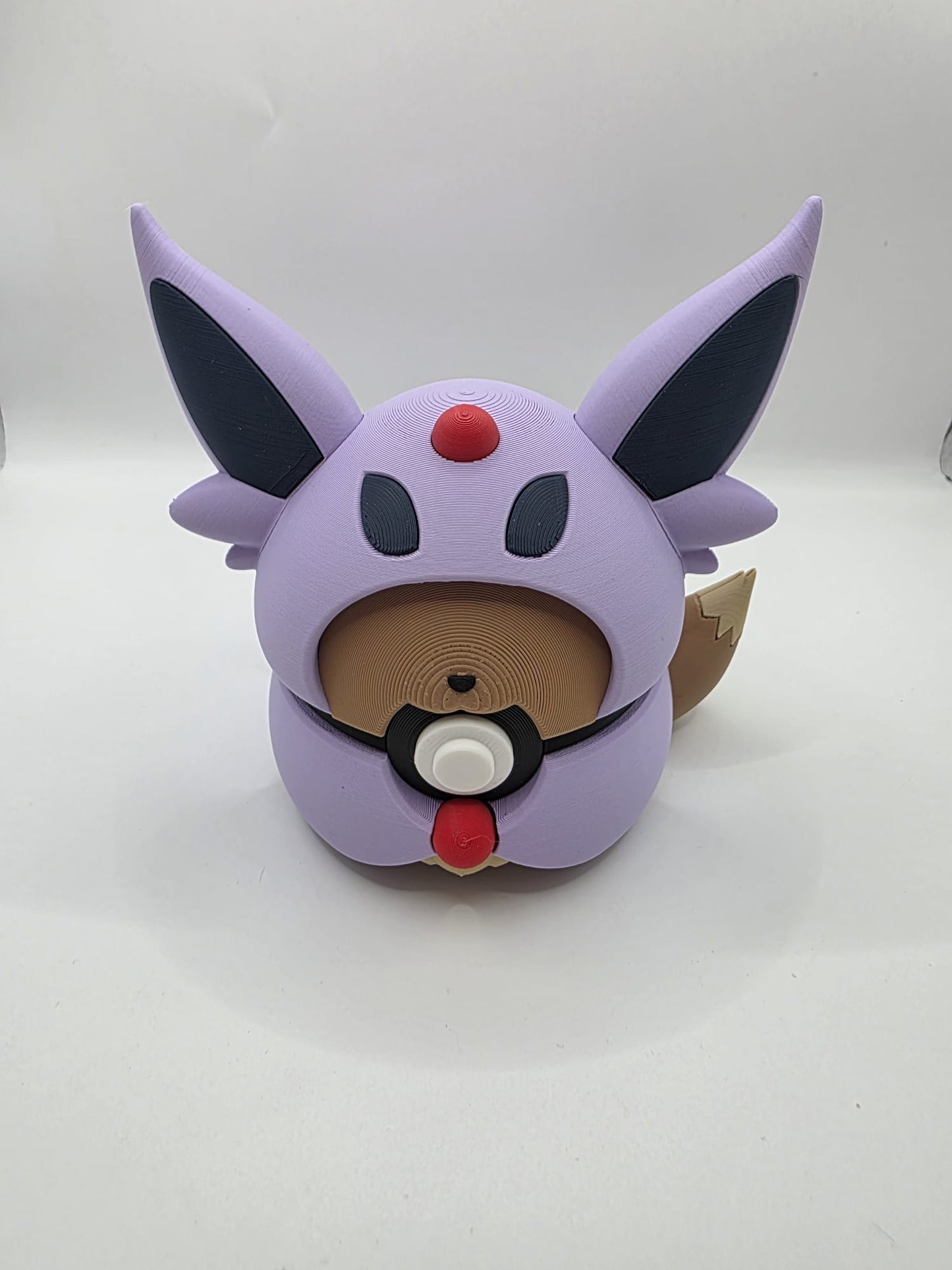 Pokemon Character Design - 3D Printed Pokeball - Eevee Poncho  - Exclusive Display Collectible.