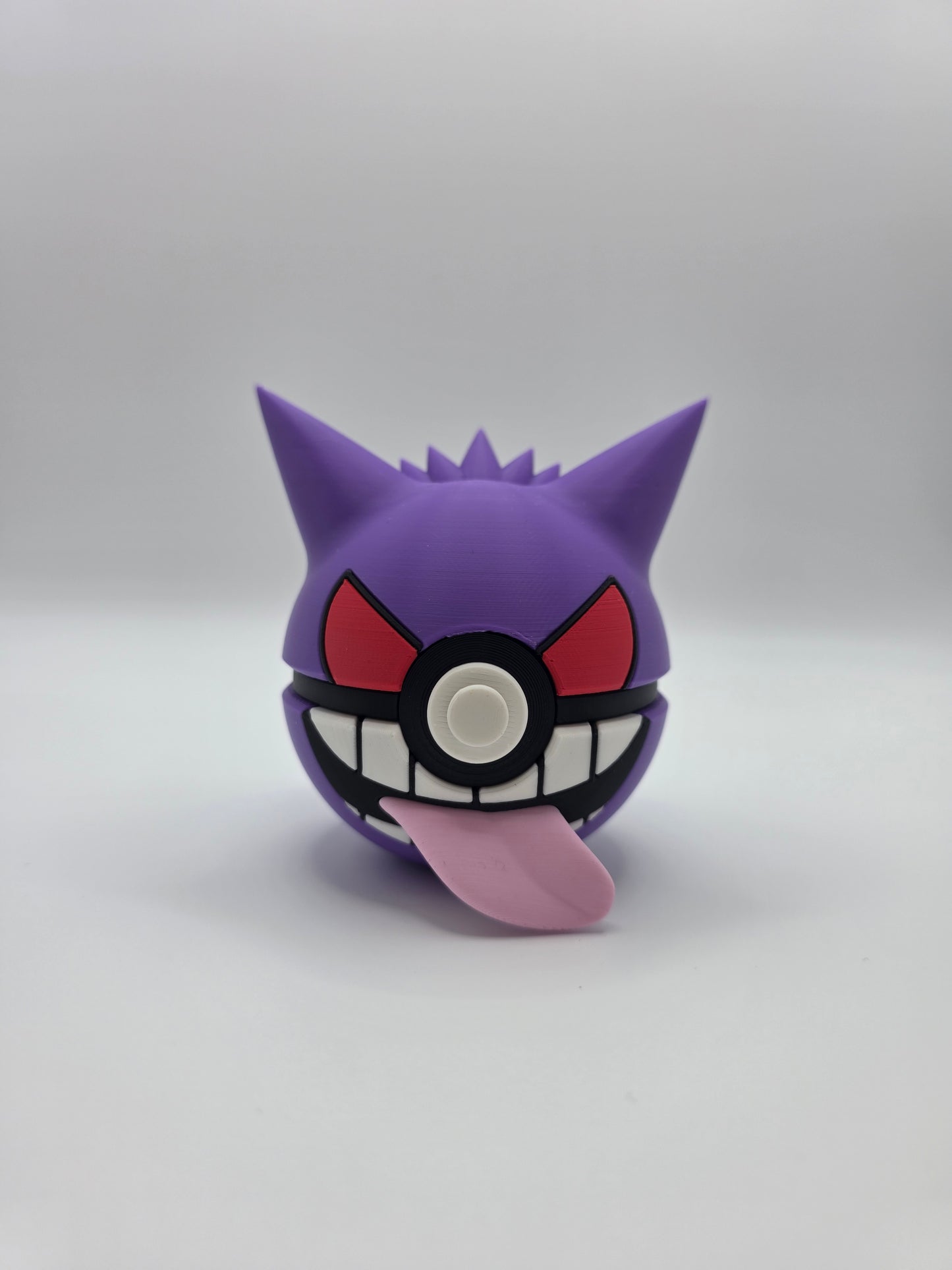Character Design - 3D Printed Character Ball - Gengar - Unique Display Collectible.