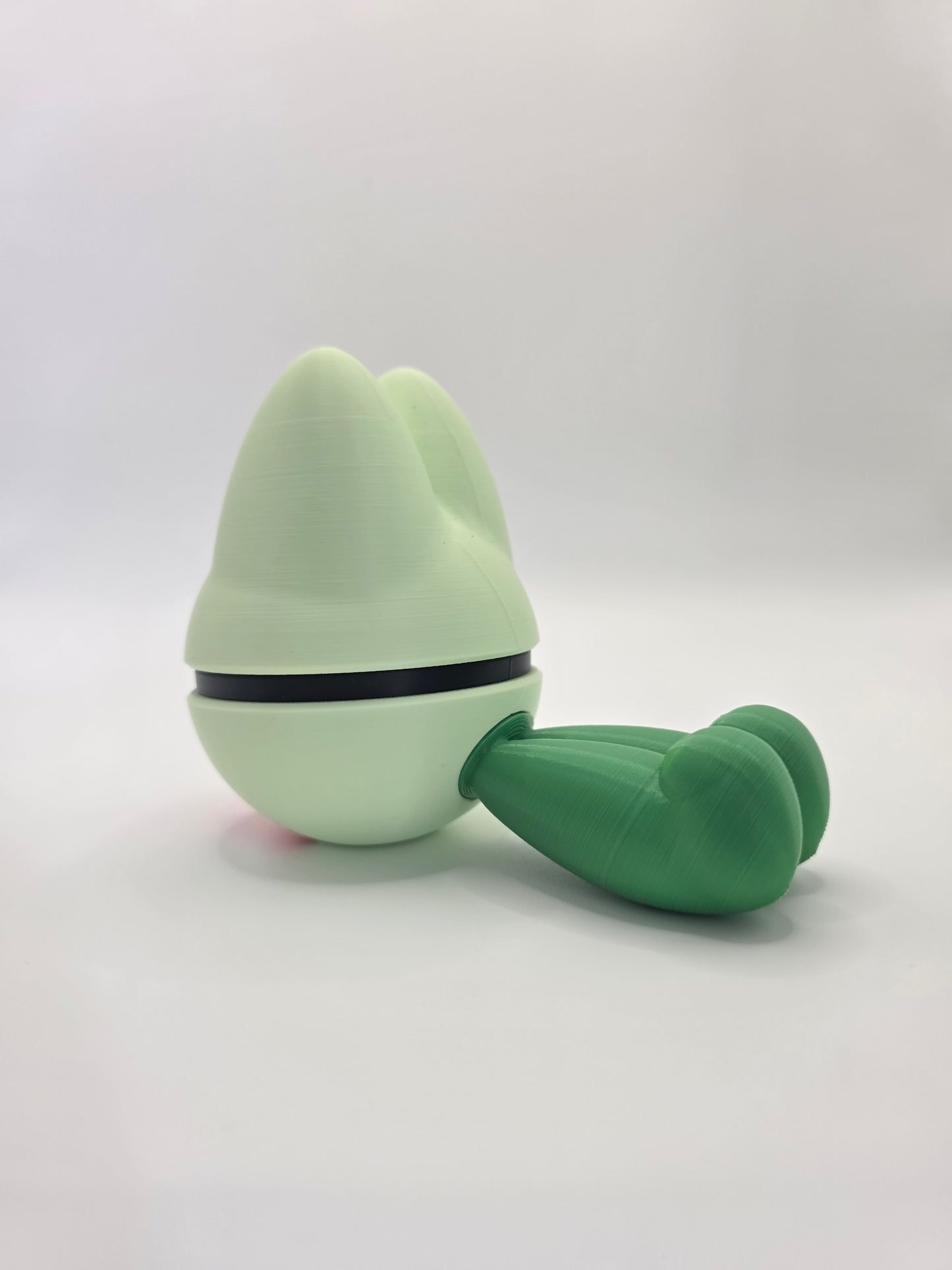 Character Design - 3D Printed Character Ball - Treecko - Unique Display Collectible.