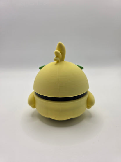 Character Design - 3D Printed Character Ball - Browt - Unique Display Collectible.