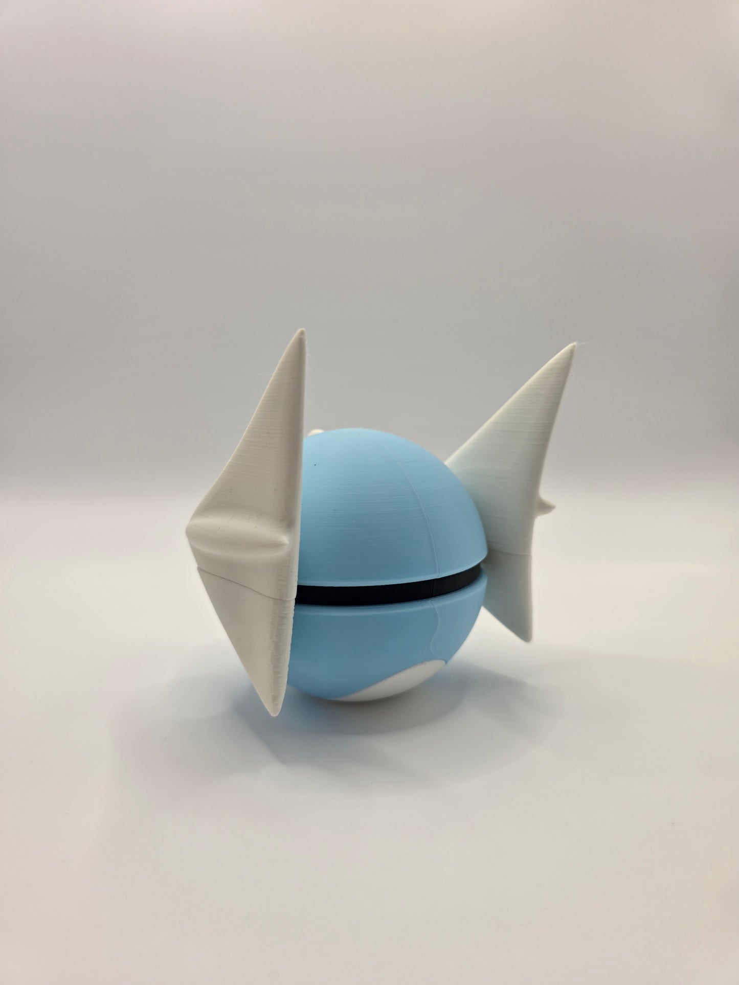 Character Design - 3D Printed Character Ball - Dratini - Unique Display Collectible.