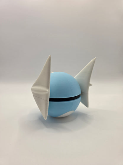 Character Design - 3D Printed Character Ball - Dratini - Unique Display Collectible.