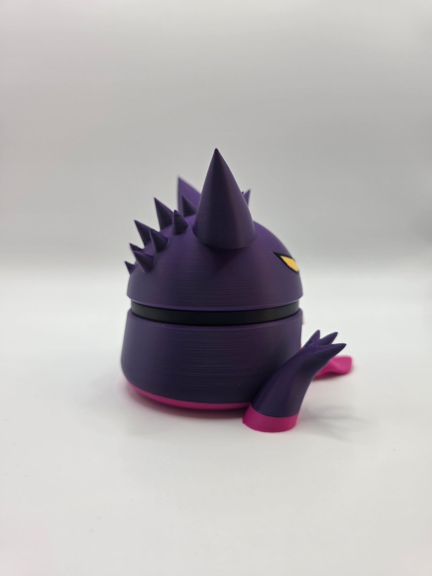 Character Design - 3D Printed Character Ball - Gigantamax Gengar - Unique Display Collectible.